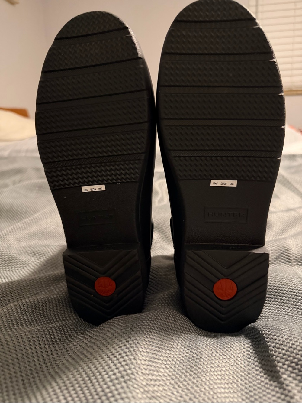 Hunter Black Chelsea-Style Rain Boots - Picture 4 of 5